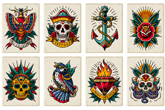 make a traditional or neo traditional tattoo design