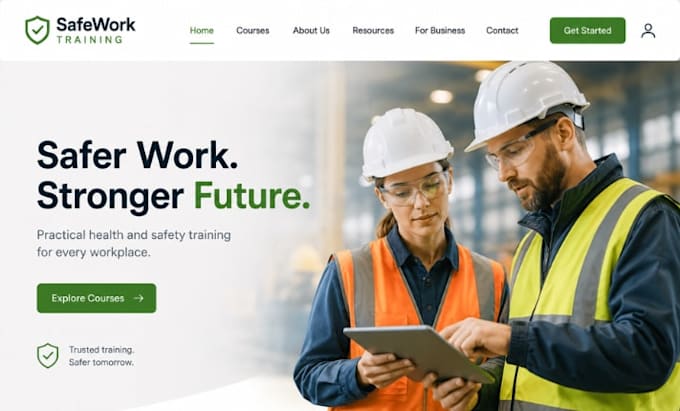 build squarespace health safety trainer website cpr instructor first aid trainer