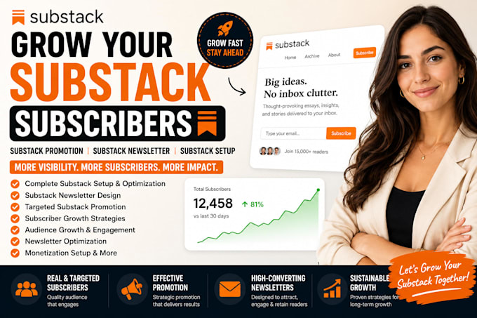grow substack subscribers substack newsletter substack promotion substack setup