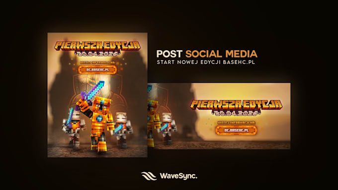 create a professional minecraft lobby banner