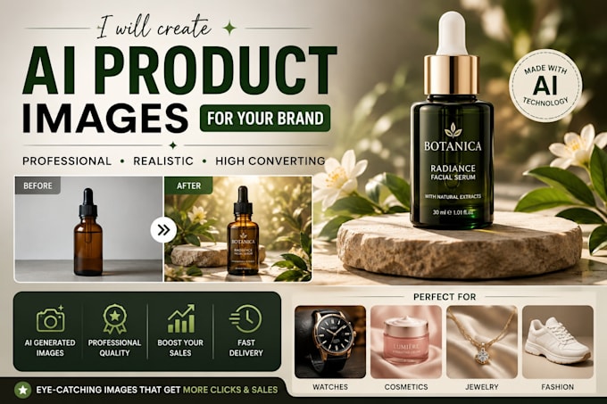 create professional ai product images for your brand