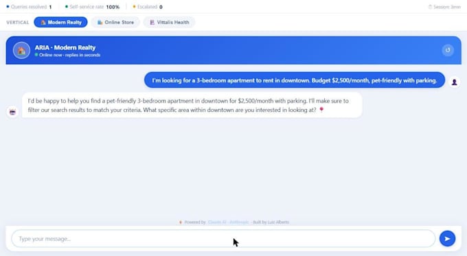 develop a custom ai chatbot using claude ai and nextjs