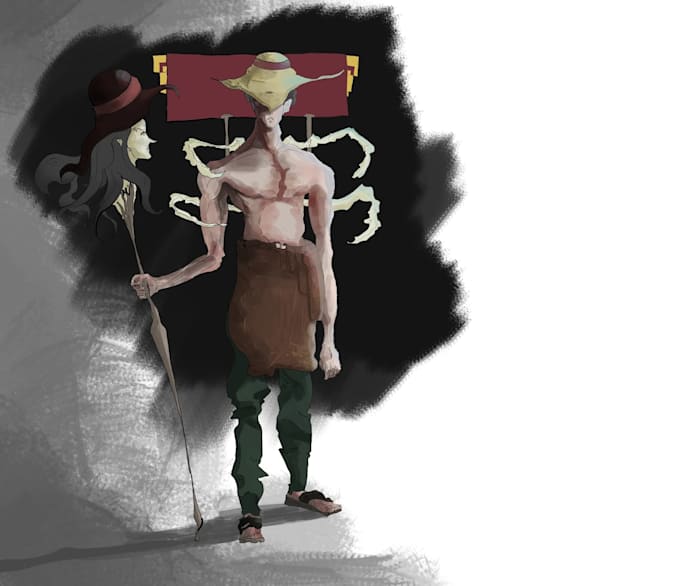 draw concept art sheets for characters, monsters or environments