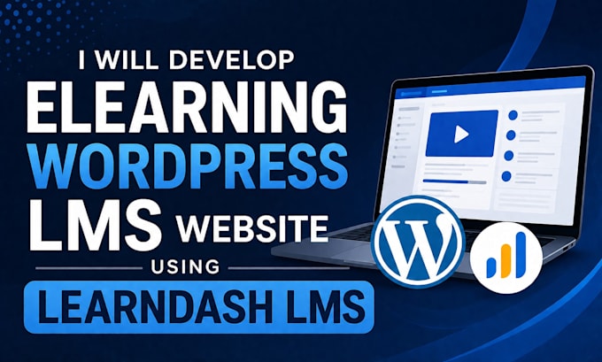 develop elearning wordpress lms website using learndash lms