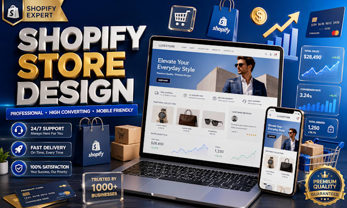create a branded shopify store
