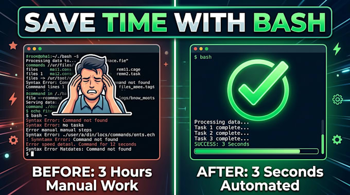 write a simple bash script to automate your linux task