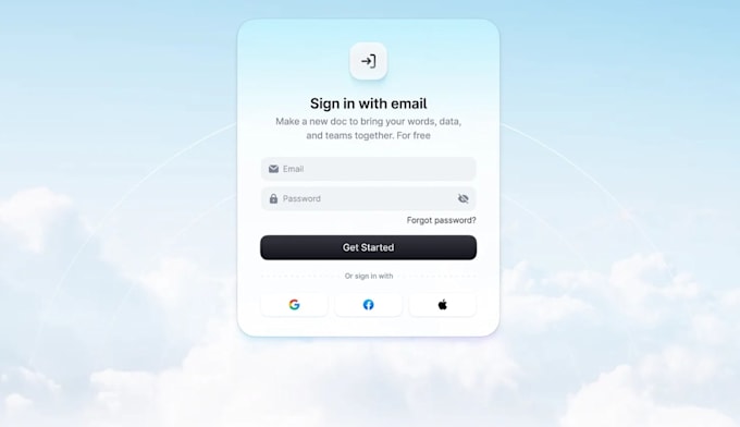develop a custom web application
