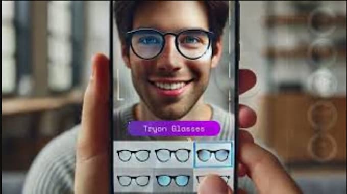 do augmented reality tryon app for eyeglasses and shoes, tryon app