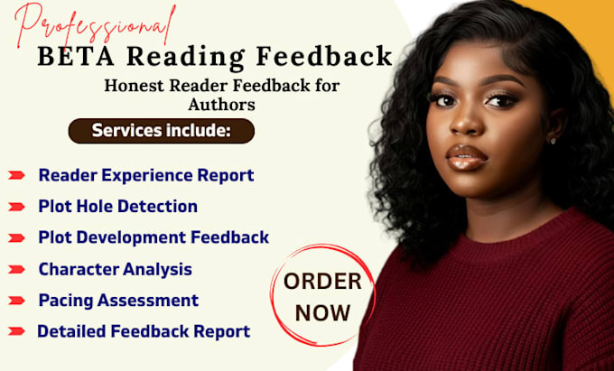 provide beta reading plot development feedback for fiction author