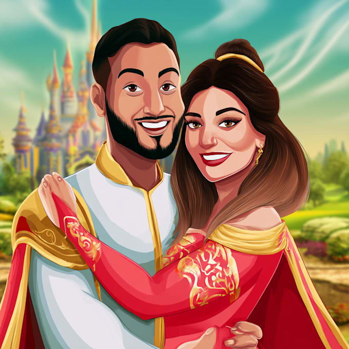 do disney cartoon portrait