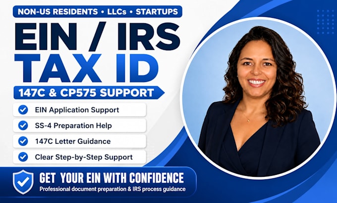 get ein, irs tax id and 147c letter support for your llc