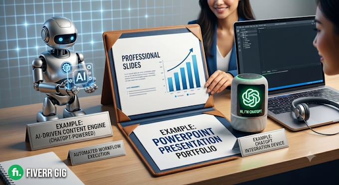 integrate chatgpt ai automation and powerpoint and excel expert