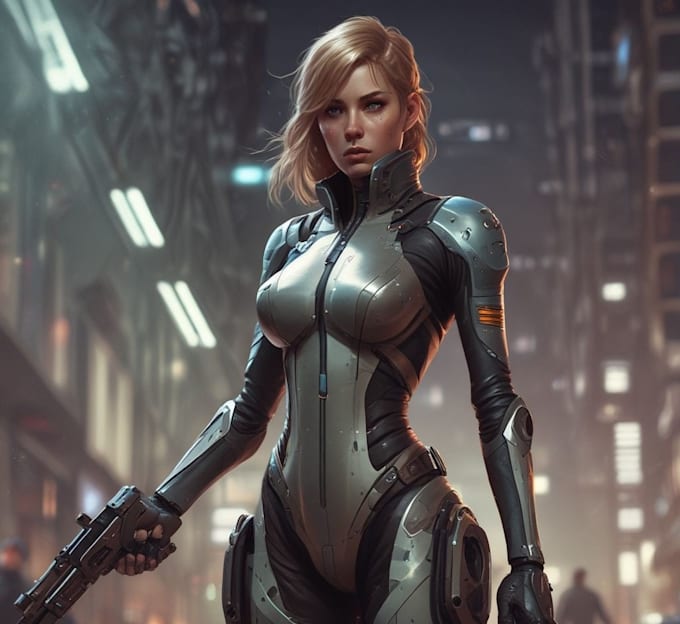 design high quality sci fi character or sci fi character