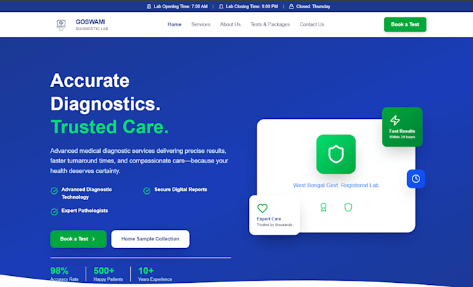 build a modern responsive website using react and nextjs