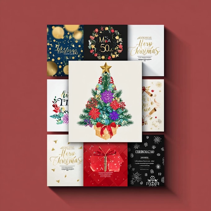 create a custom christmas card