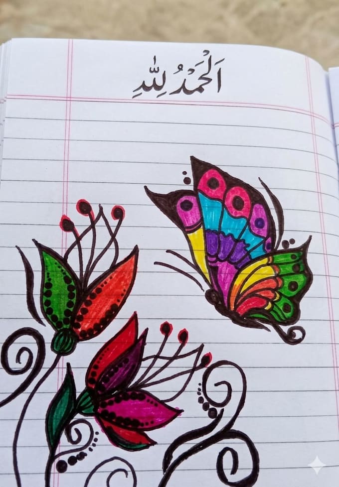 make islamic calligraphy art