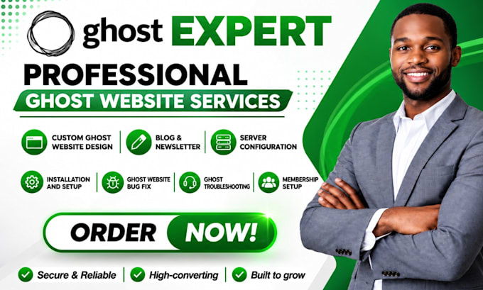 do ghost cms website, setup ghost blog, ghost newsletter, customize ghost theme