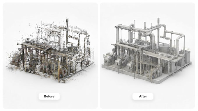 convert point cloud to revit bim model, matterport scan to bim