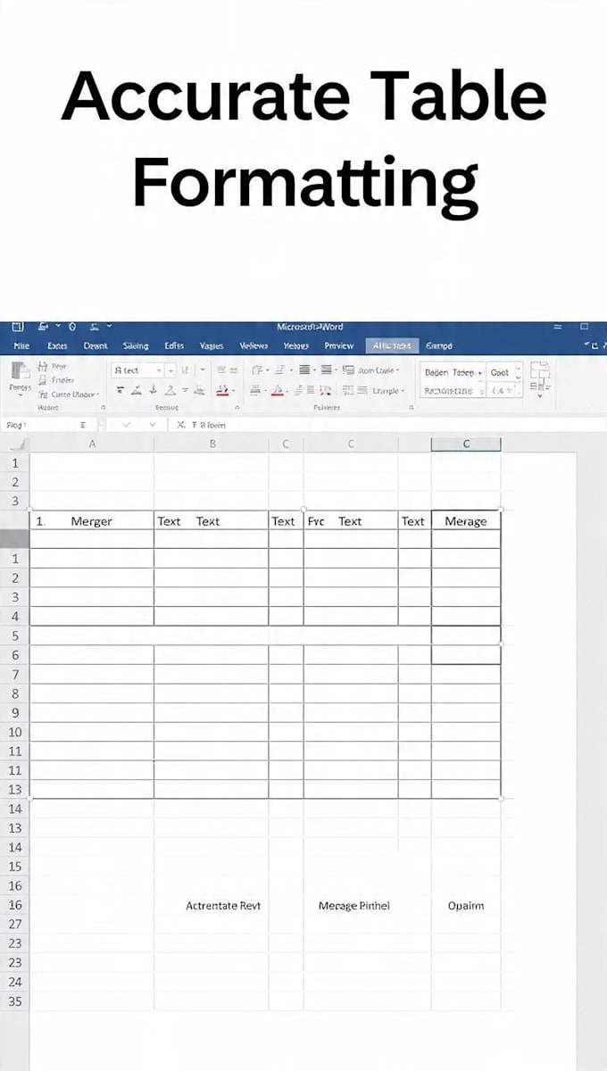 do fast PDF to word typing tables 100 percent accuracy