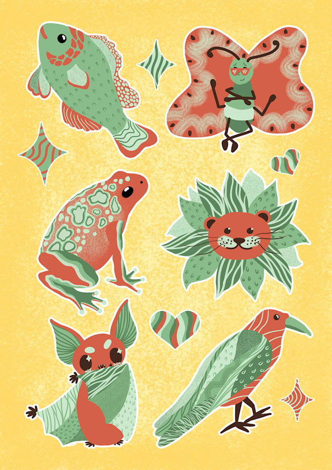 design cute custom stickers