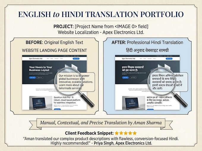 proofread, edit and humanize your ai translated hindi text