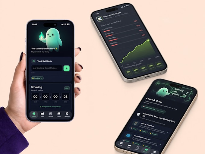 develop flutter mobile app for android and ios with firebase