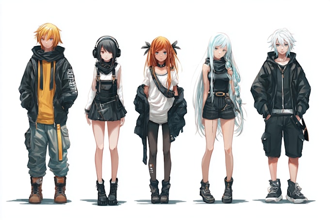 design a anime character