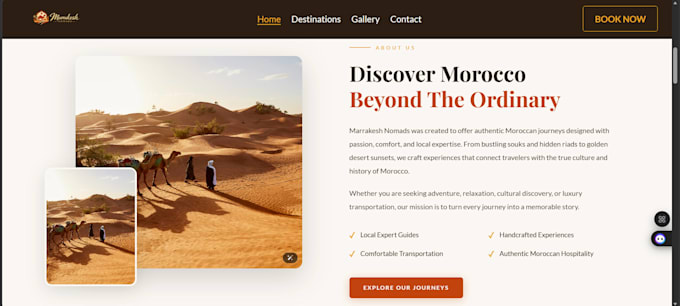 create a responsive landing page