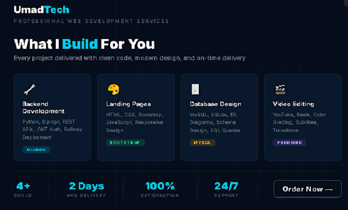 build a modern landing page with HTML CSS bootstrap