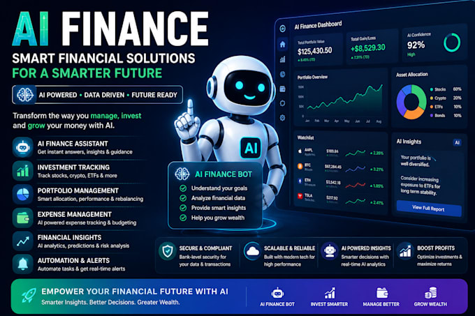 develop ai investment tracking software, ai fintech management app