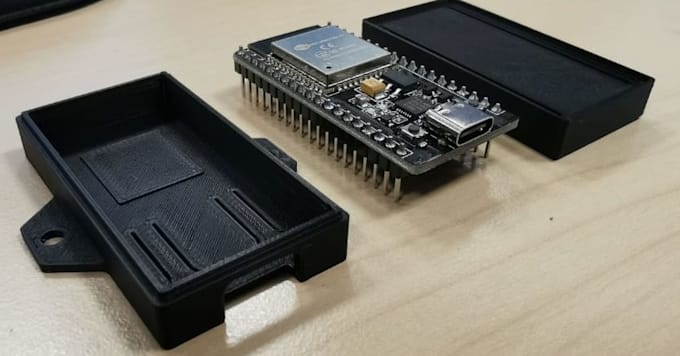 design and fixed custom pcb design firmware 3d enclosure for esp32