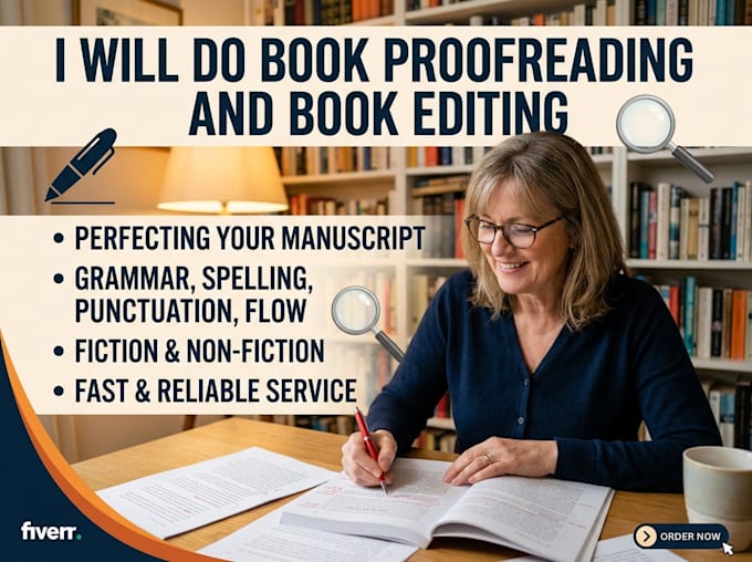 do book proofreading and book editing