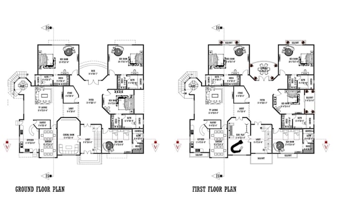create correct facade drawing, autocad elevation plan design from your sketches