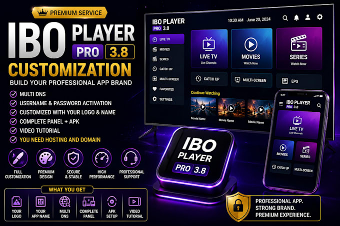 customize and brand your ibo player pro 3 8 android application