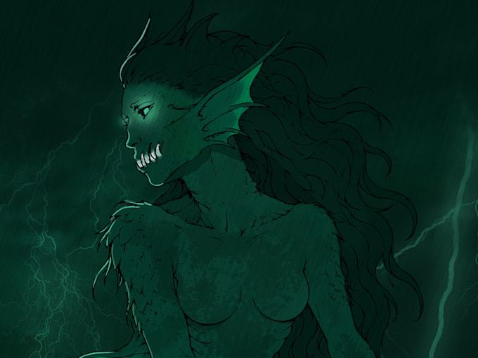 illustrate a character for you