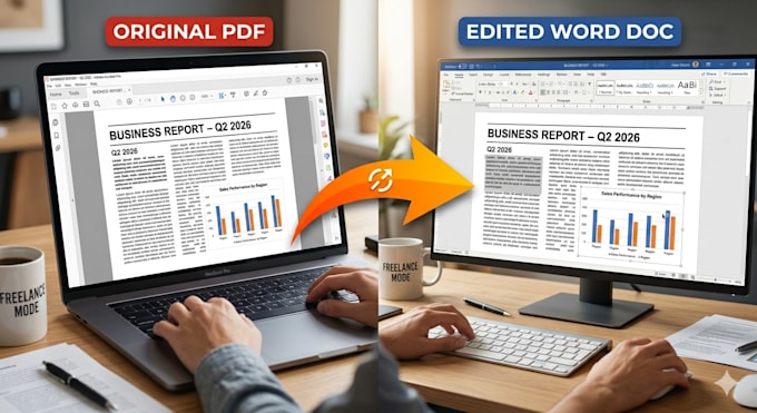 do PDF or image to word conversion