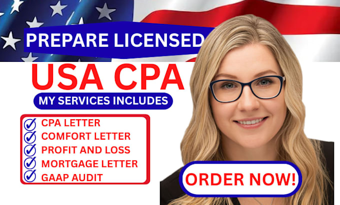 prepare financial audit income statement and CPA review gaap audit