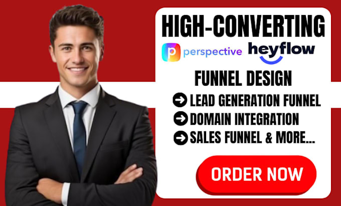 build high converting perspective funnel and heyflow lead generation system