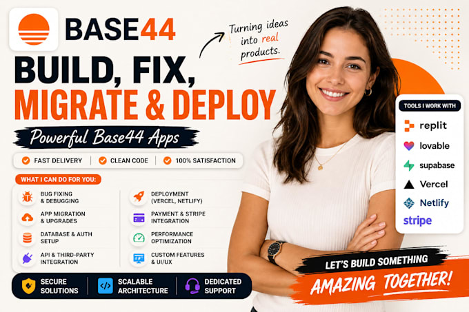 build fix deploy and migrate your base44 app with replit and lovable ai