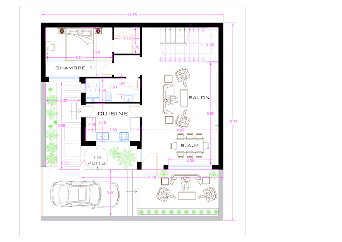 create professional revit and autocad 2d floor plans