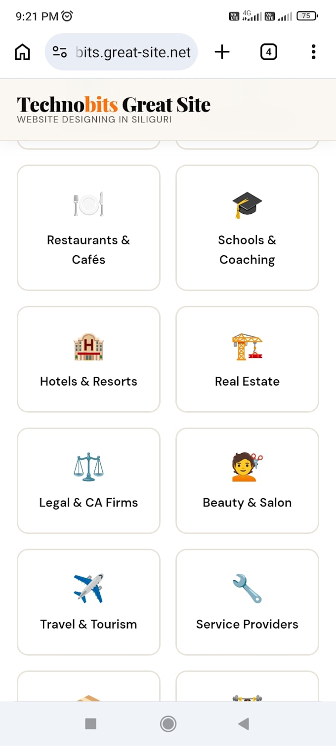 design a modern, responsive, and professional website for your business