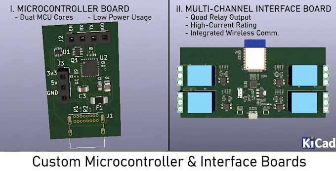 design professional pcb layout from your schematic in kicad
