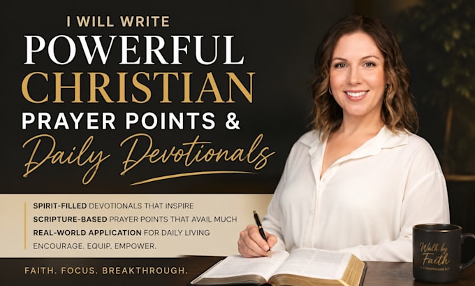write powerful christian prayer points and daily devotionals