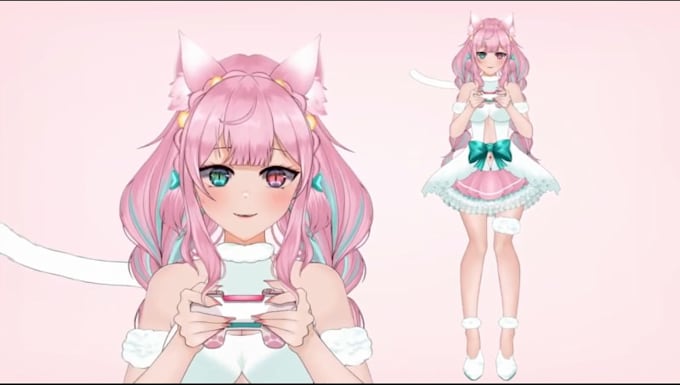 draw, redraw, upgrade and edit your live2d vtuber model for vtube studio