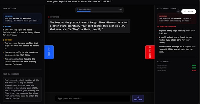 design an ai powered game concept or interactive experience