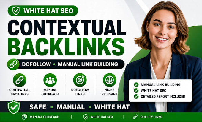 build white hat SEO contextual dofollow backlinks for google ranking