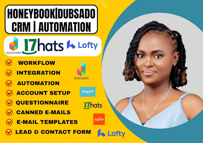 setup honeybook hubspot dubsado 17hats workflow automation zapier integration