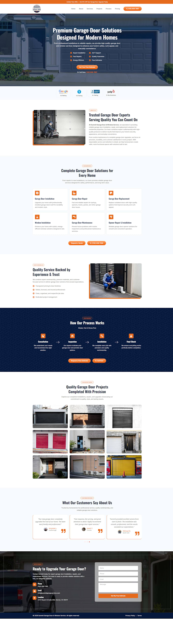 design a high converting landing page with elementor