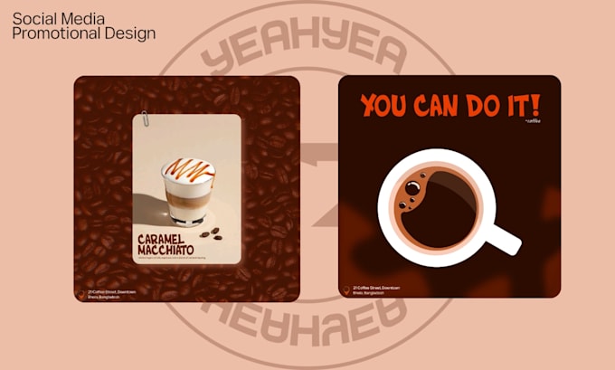 design social media posts, instagram feed and facebook ads