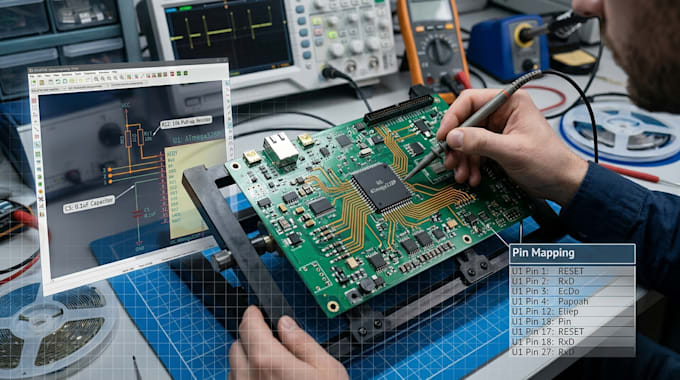 reverse engineer existing pcb and create schematics